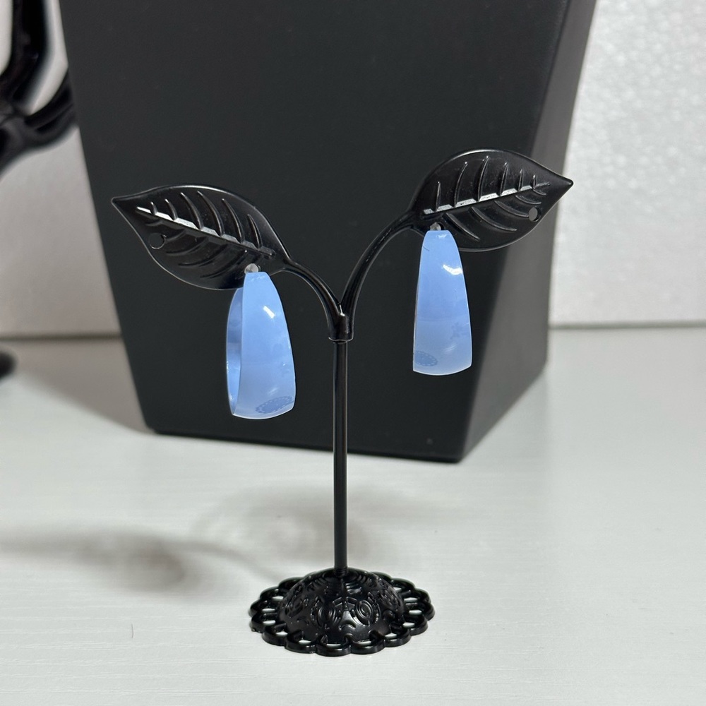 Blue Earrings - Picture 4 of 4